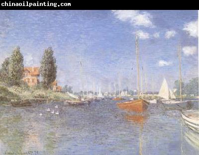 Claude Monet The Red Boats Argenteuil (mk09)